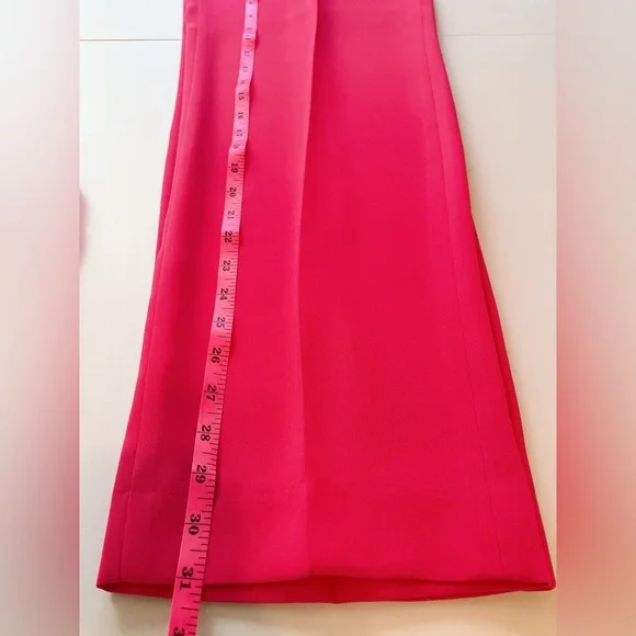 🏷️Zara Fuschia Pink Wide Leg Trouser Pants High Rise Office Siren menswear - Picture 10 of 16